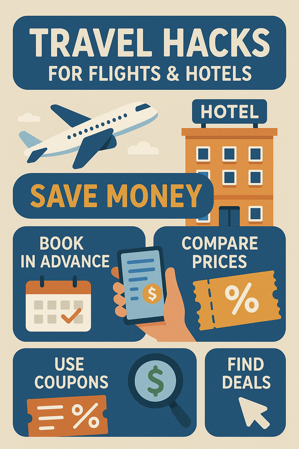 Travel hacks Save money. Awesome