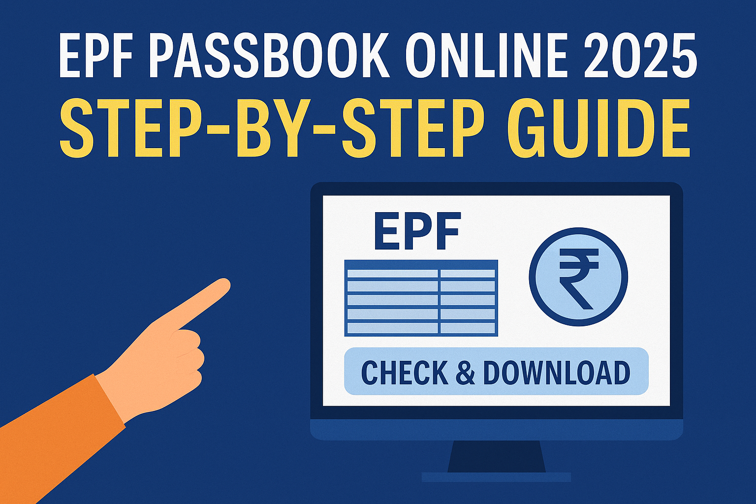 EPF Passbook Online 2025: Step-by-Step Guide to Check & Download Your Balance Instantly How to Check PF Online