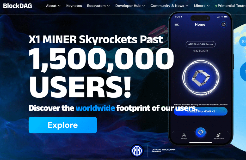 BlockDAG next 100x