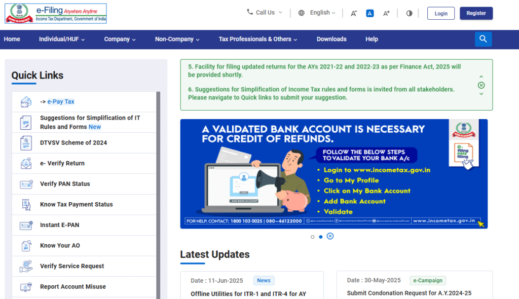 Income Tax Return filing