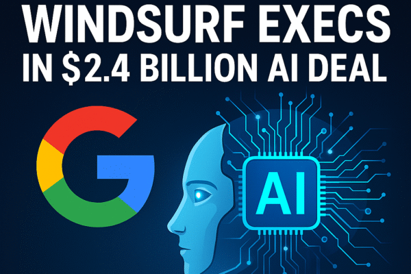 Google Secures Windsurf Talent in $2.4B AI Deal: A New Era in AI-Powered Coding Begins Google Windsurf deal