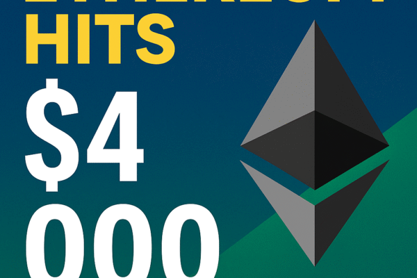 Ethereum price hit 4000$