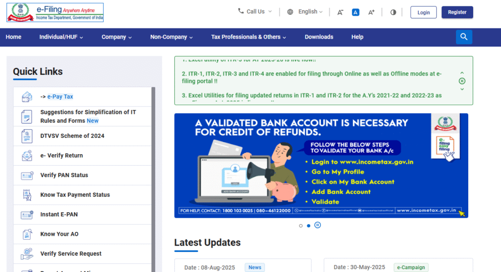 ITR Filing 2025
