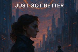 AI-generated futuristic cinematic scene representing Luma AI Dream Machine upgrade with enhanced visual quality and smooth motion