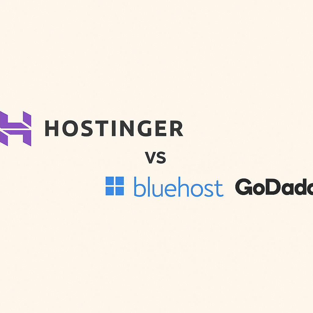Hostinger vs Bluehost vs GoDaddy (2026 Comparison)