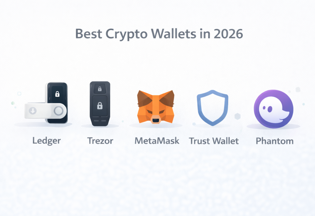 Image with comparision of best crypto wallets