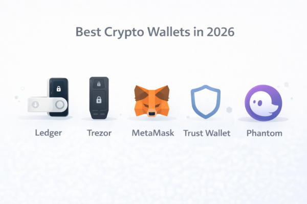 Image with comparision of best crypto wallets